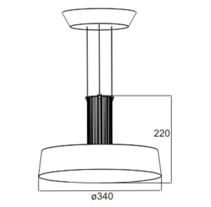 Luminaire Commercial LED Haute Bay-Soft PLD11001