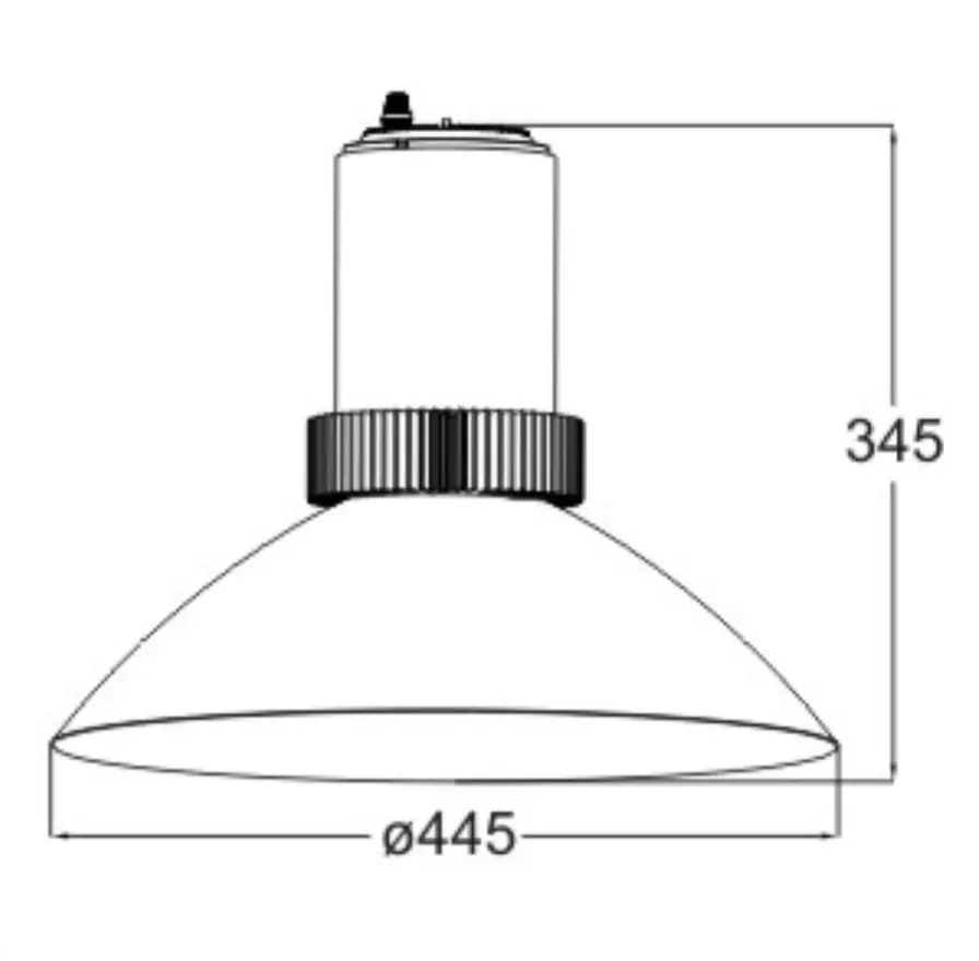 Luminaire Commercial LED Haute Bay-soft PLD17001